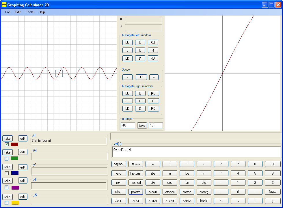 sin(2x)=2sin(x)cos(x)